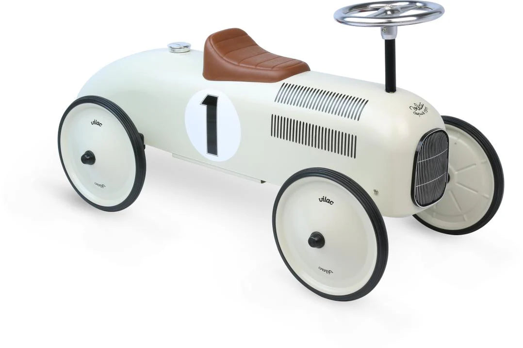 Ride On - Car, Vintage white