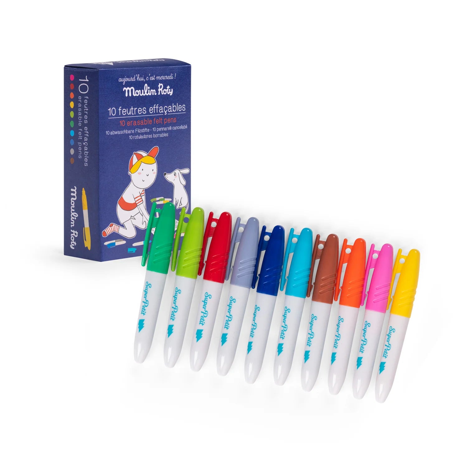Erasable Felt Pens Set of 10
