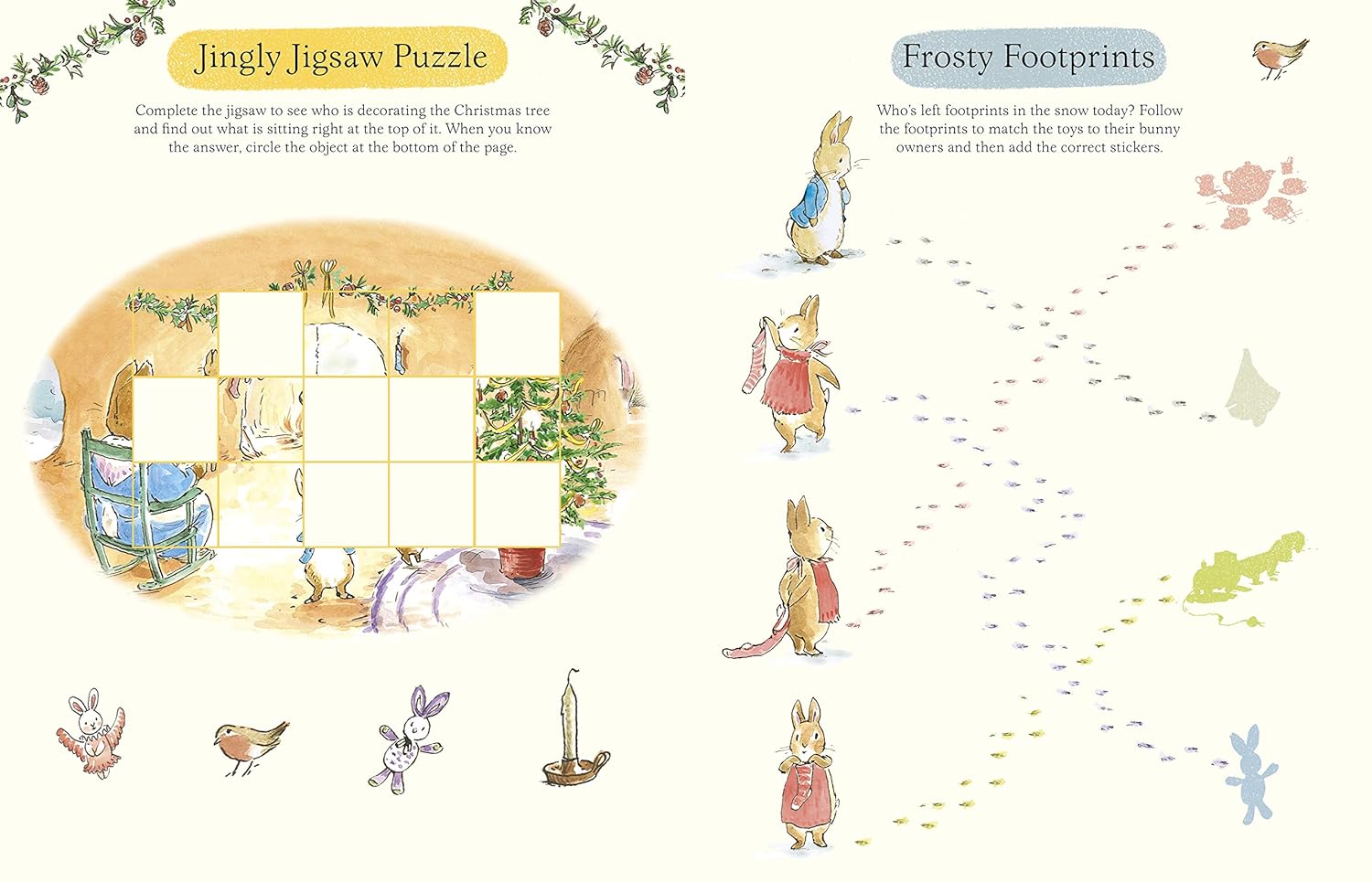 Peter Rabbit Christmas Fun Sticker Activity Book