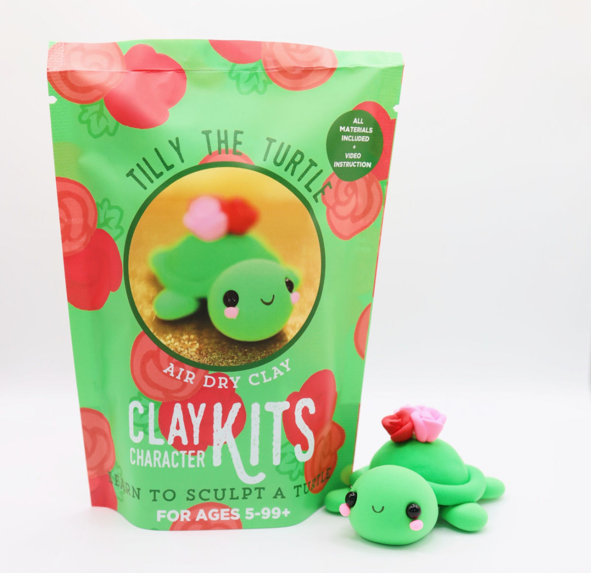 Tilly The Turtle Air Dry Clay Kit