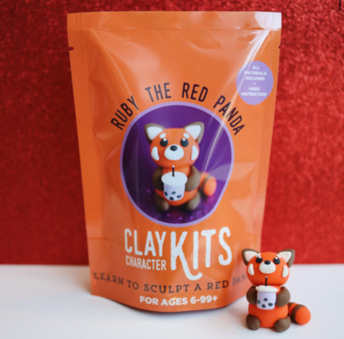 Red Panda DIY Polymer Clay Kit