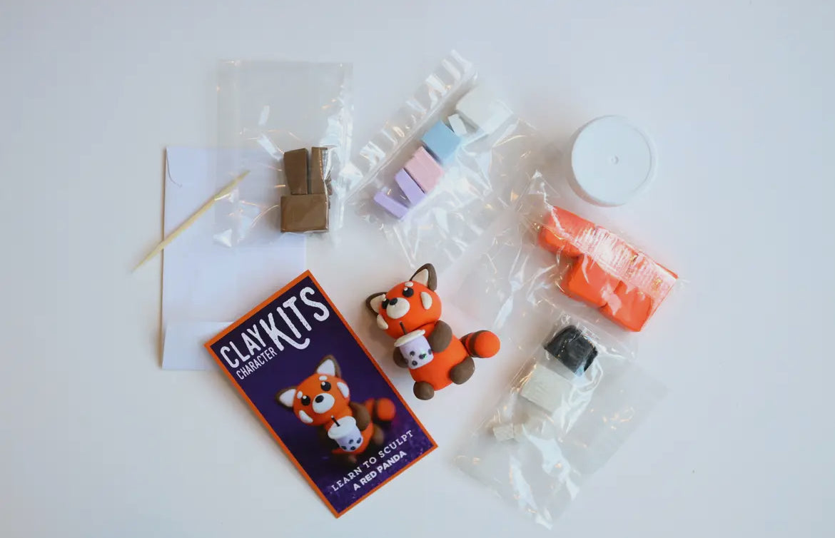 Red Panda DIY Polymer Clay Kit
