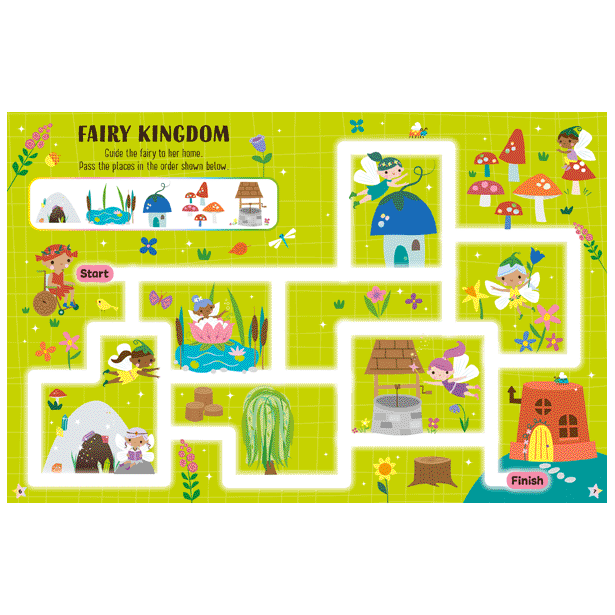 Glow in The Dark Fairyland Activity Book