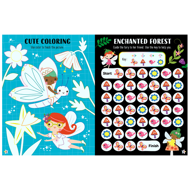 Glow in The Dark Fairyland Activity Book