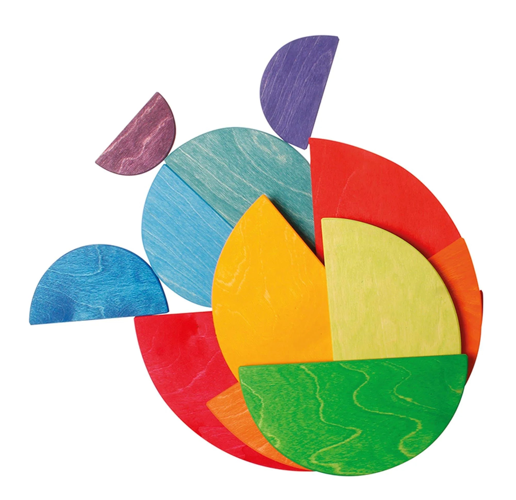 Element - Semicircles Large, rainbow