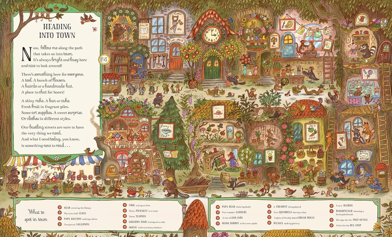 It's Busy Down in the Woods Today: Friends to Meet, Places to Explore, and Over 100 Things to Find