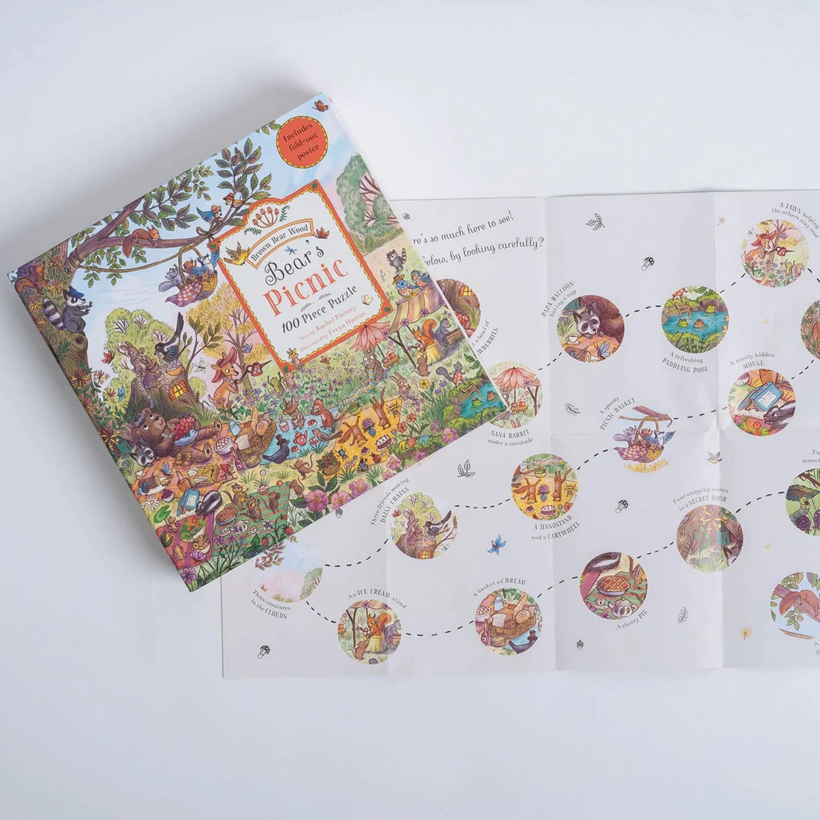 Bear's Picnic Puzzle: A Magical Woodland Brown Bear Wood