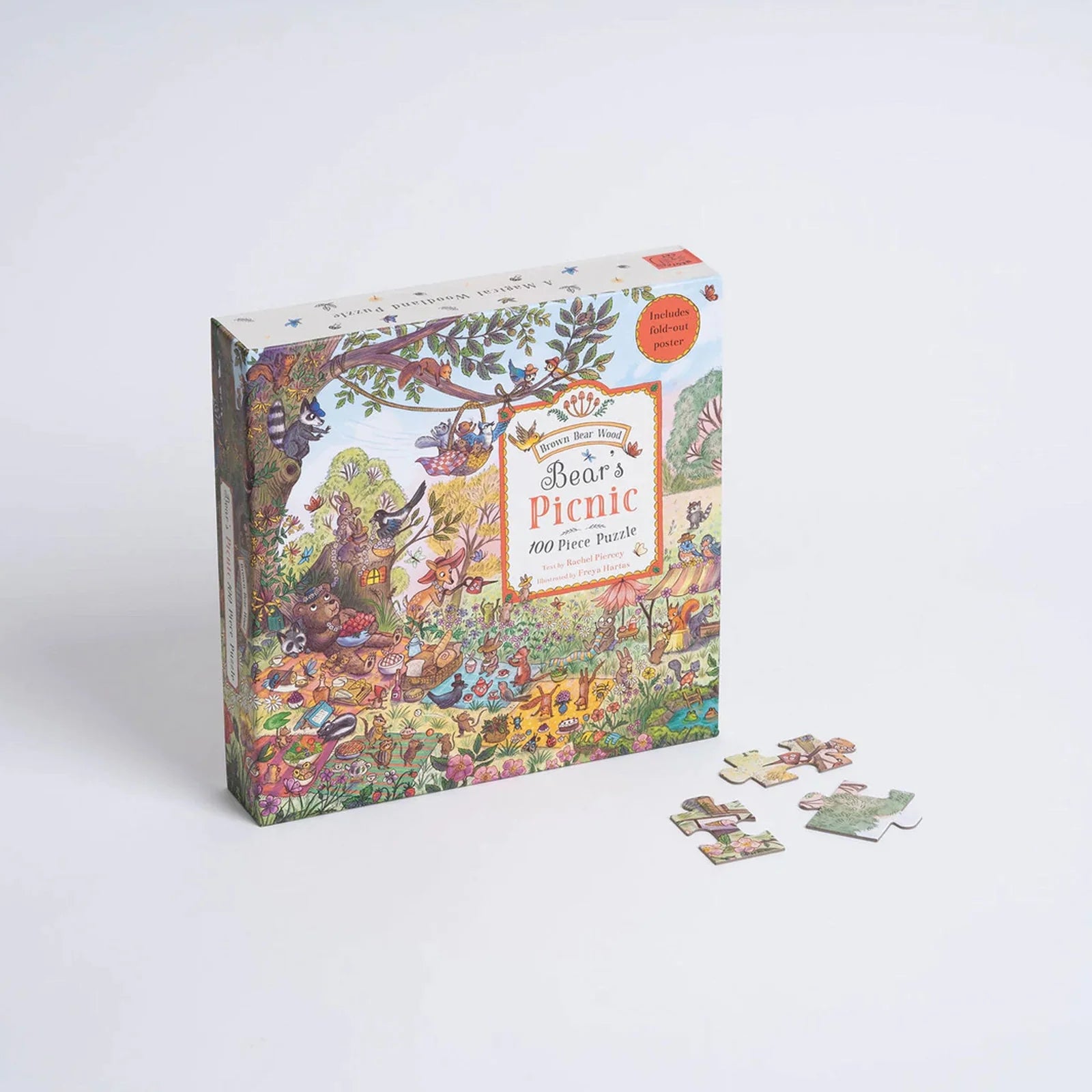 Bear's Picnic Puzzle: A Magical Woodland Brown Bear Wood