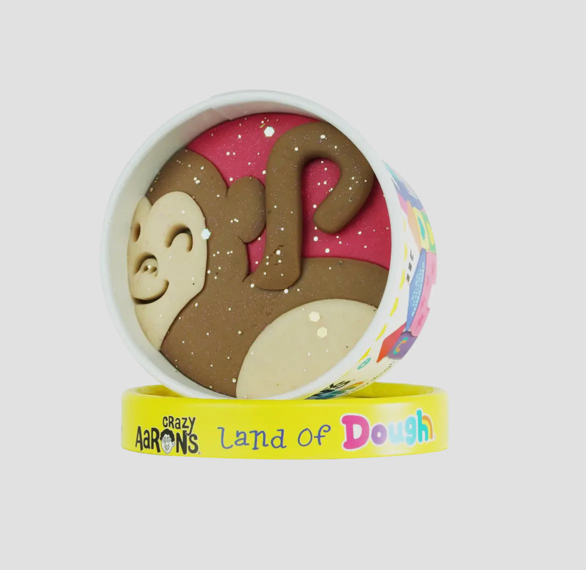 Land of Dough- Medium Zoo Animal Cup