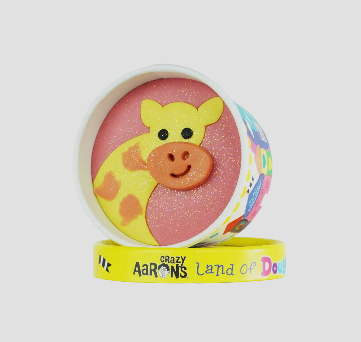 Land of Dough- Medium Zoo Animal Cup