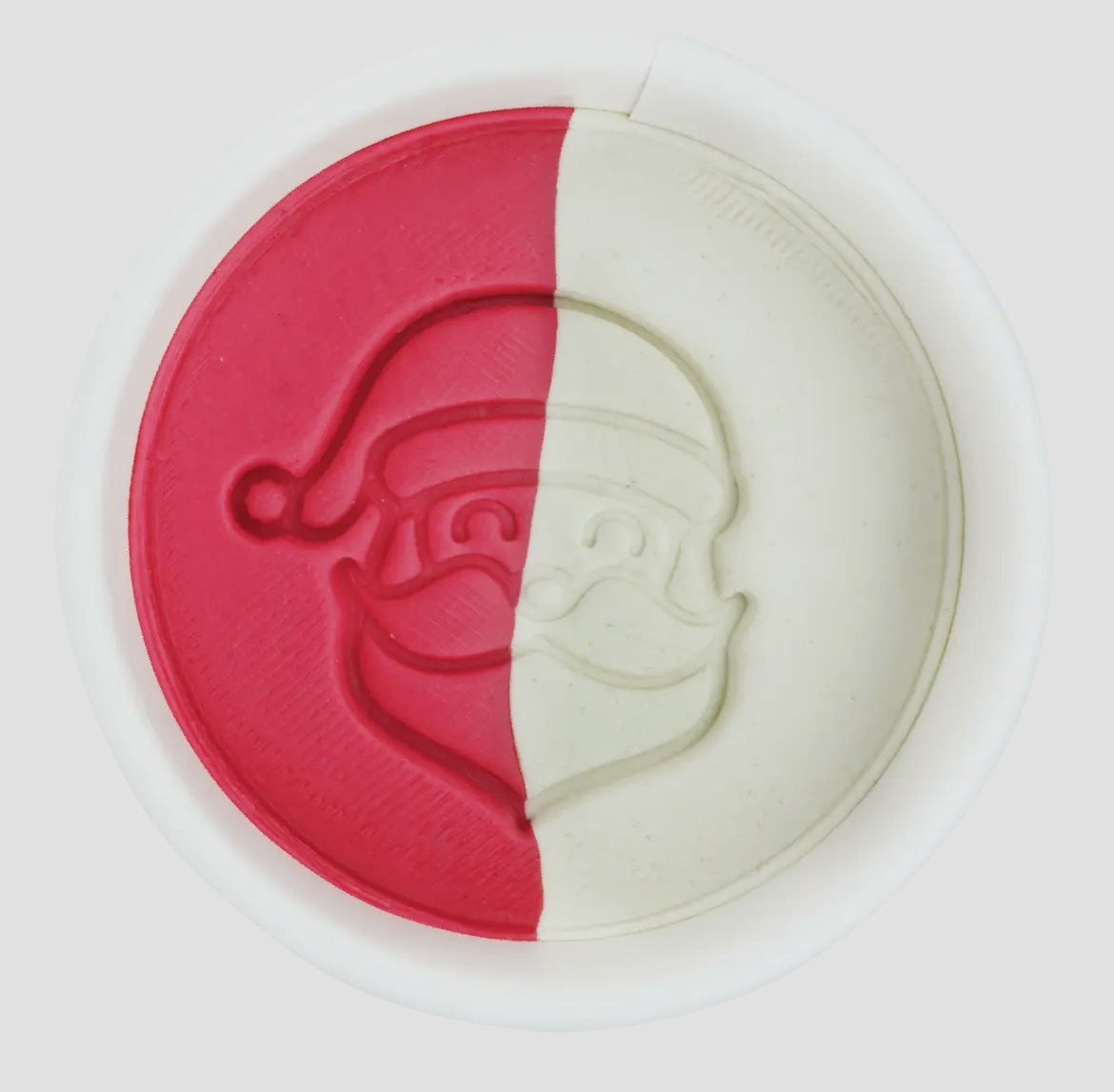 Holiday Play dough. Santa, Snowflake, christmas tree
