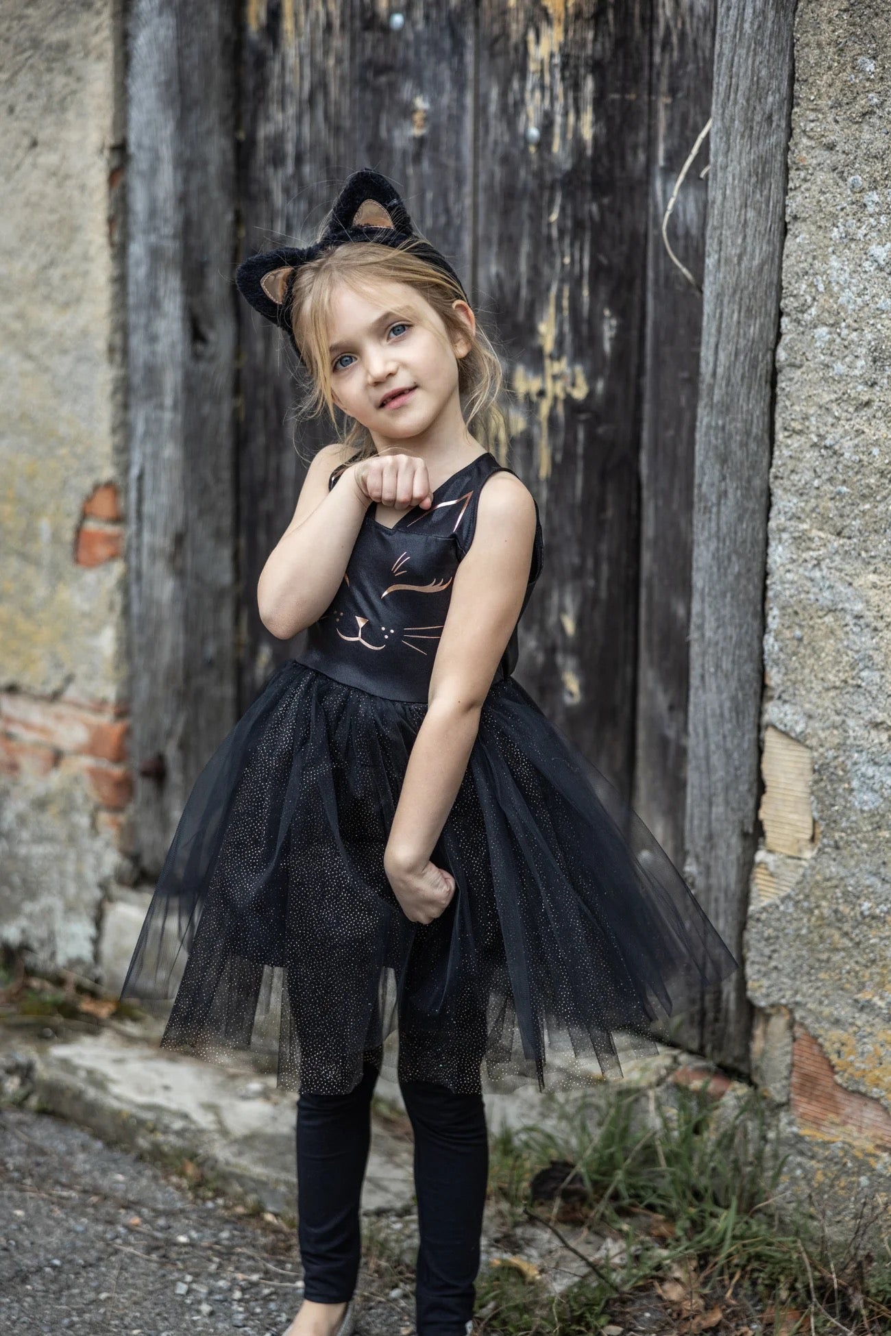 Black Cat Dress & Headpiece