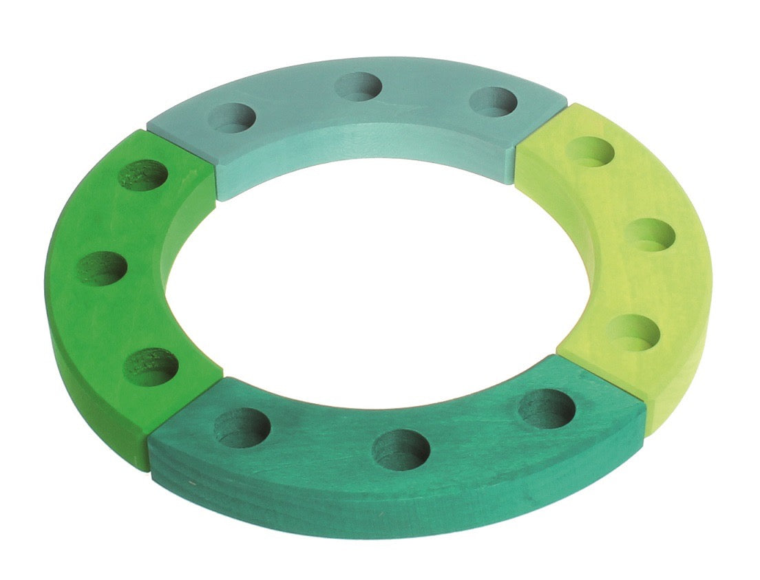 Grimm's Birthday Ring 12 Years, Green & Turquoise