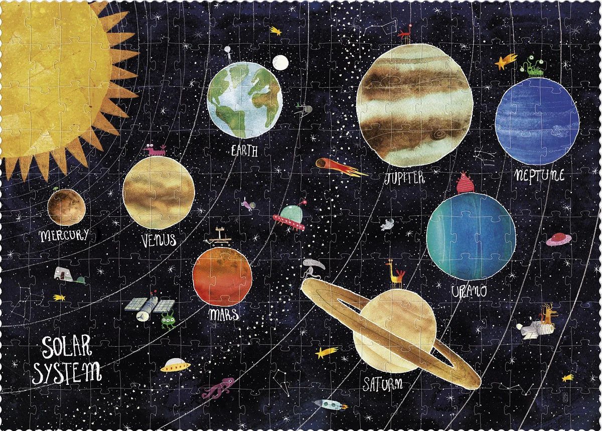 Discover the Planets Glow-in-the-Dark Puzzle
