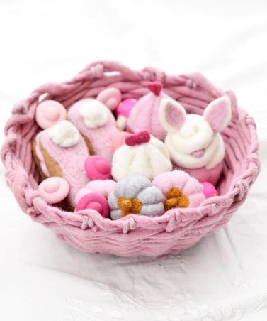 Felt Weave Basket - Light Pink Colour (Basket Only)