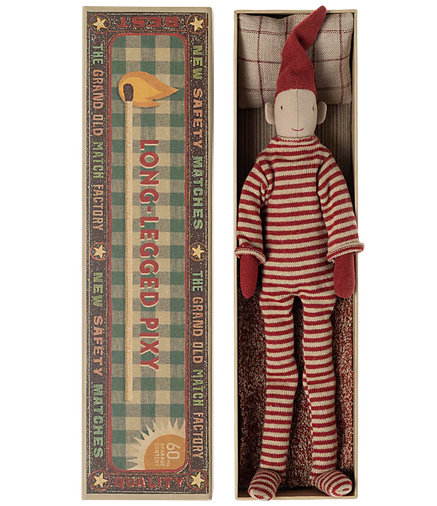 Long legged pixy in matchbox,