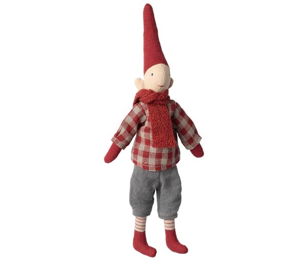 Pixy, Size 1 - Boy - Red checkered shirt