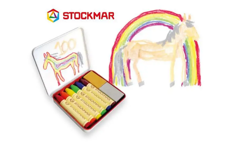 Wax Stick Crayons Rainbow Edition - 8 Assorted Colors