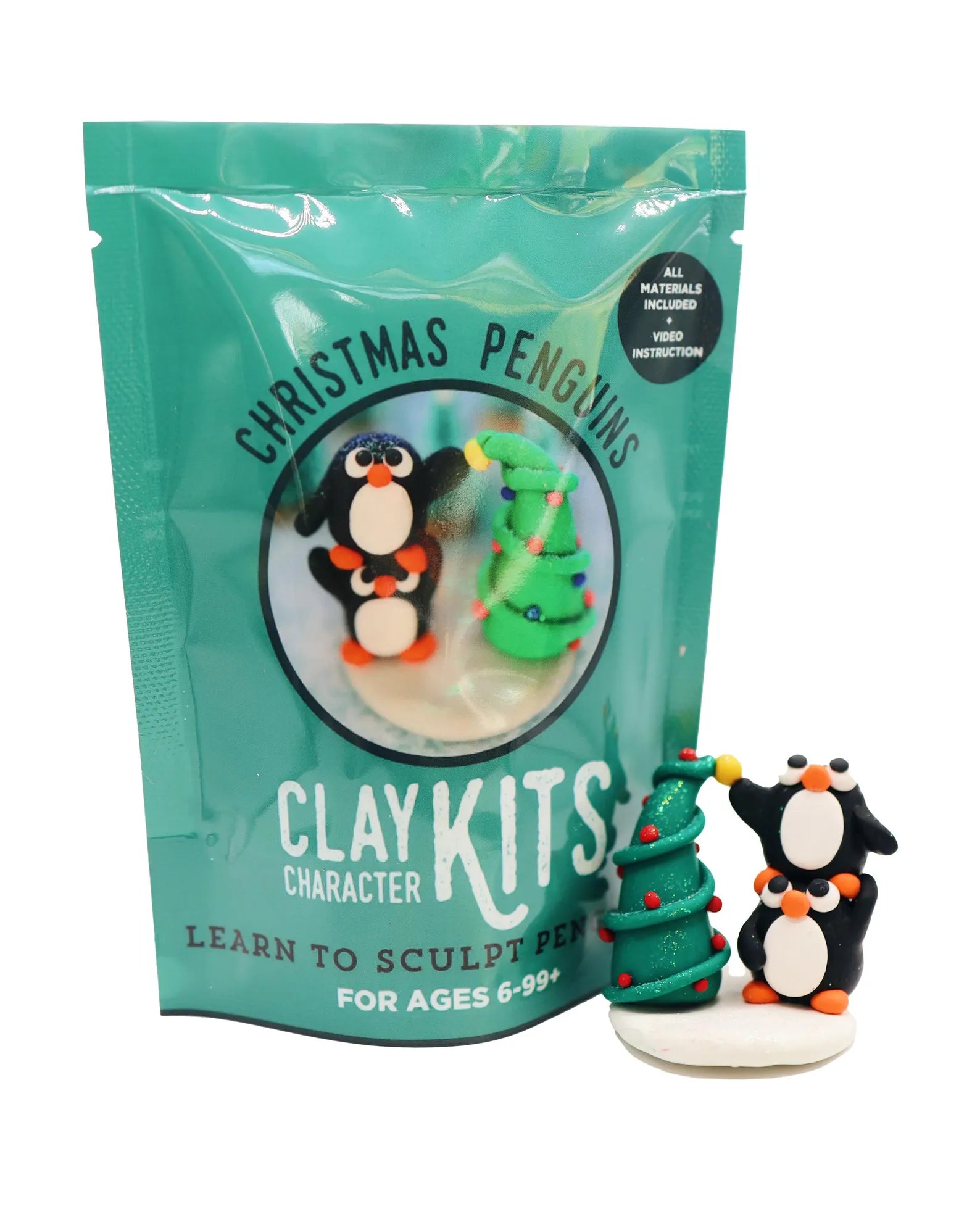 Stacked Penguins DIY Polymer Clay Kit