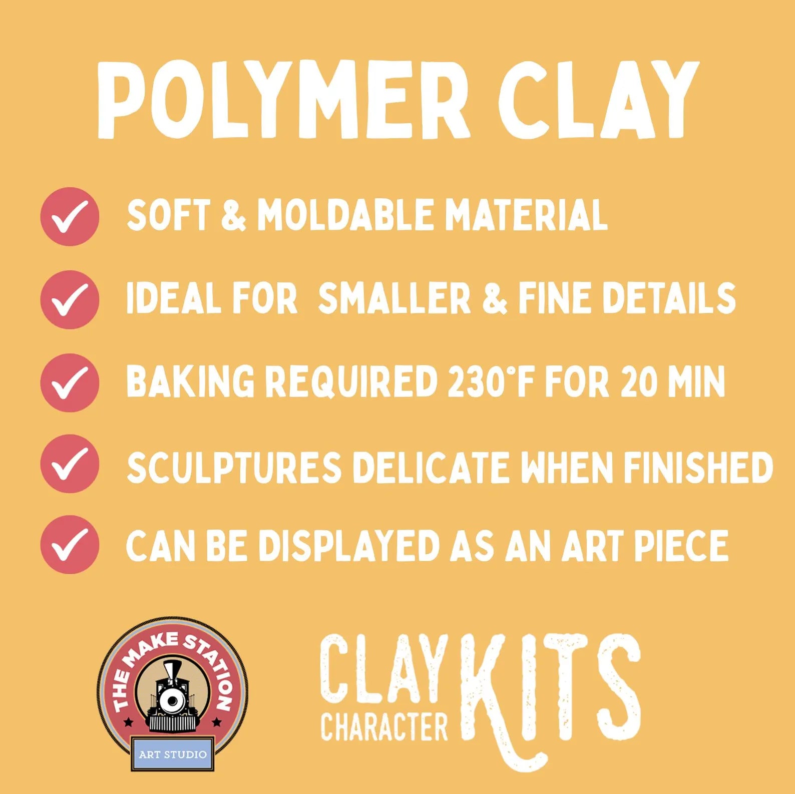 Stacked Penguins DIY Polymer Clay Kit