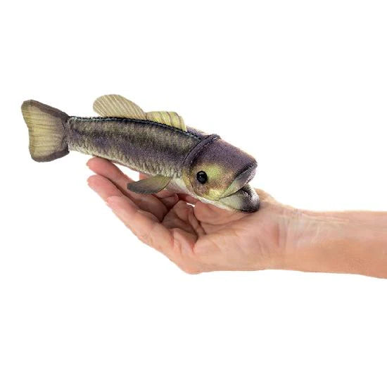 Mini Large Mouth Bass Finger Puppet