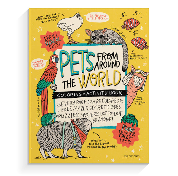 Pet Coloring + Activity Book