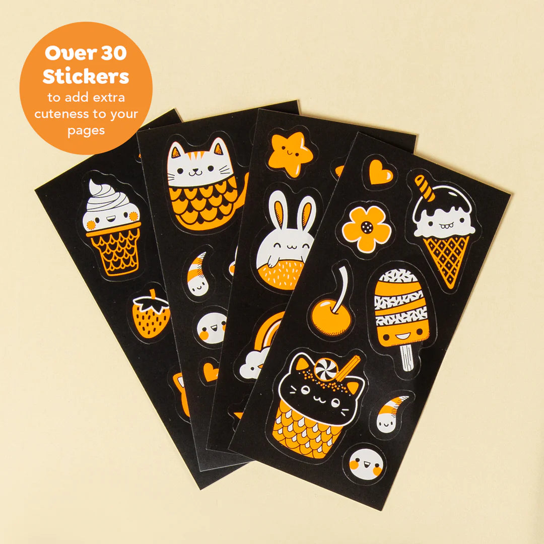 Neon Colouring Set - Glow Friends