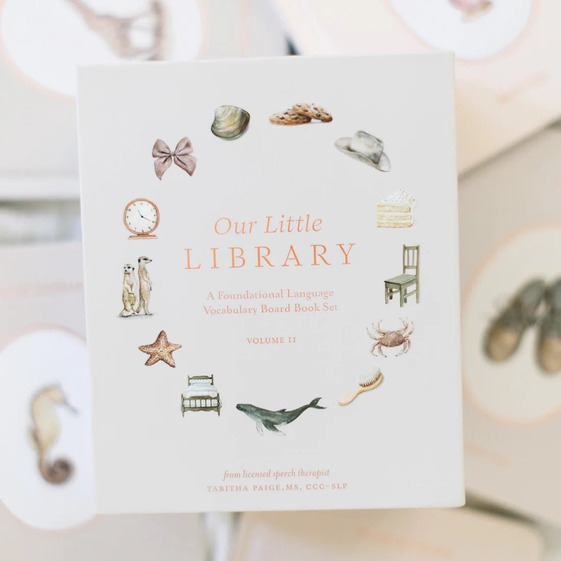 Our Little Library Vol. 2: A Foundational Language Vocabulary Board Book Set