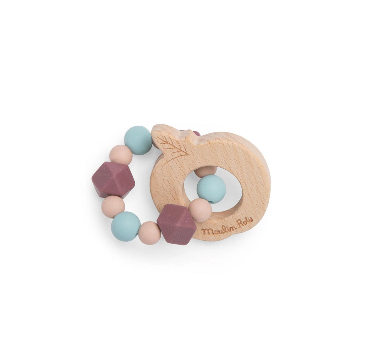 APRES LA PLUIE - APPLE TEETHING RING RATTLE