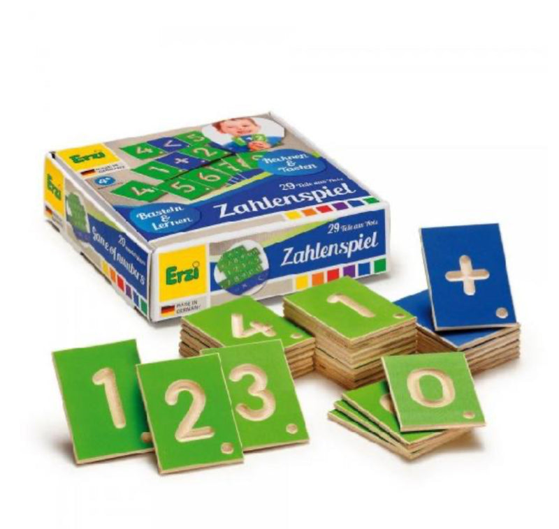 Educational Game wooden Numbers