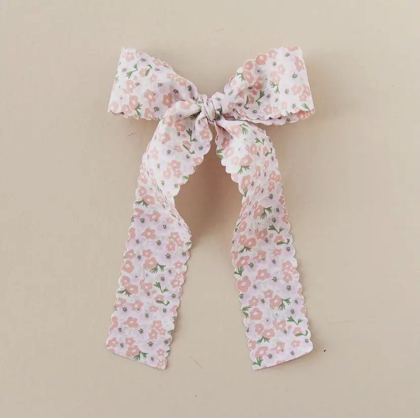 Posy Scallop | Statement Ribbon Bow