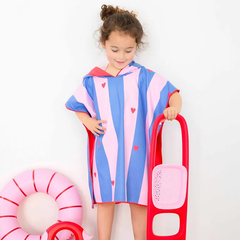 Beach Poncho - Cherry