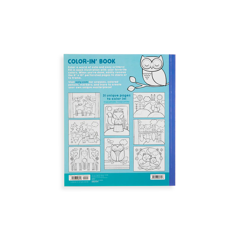 Color-in' Book: Little Cozy Critters