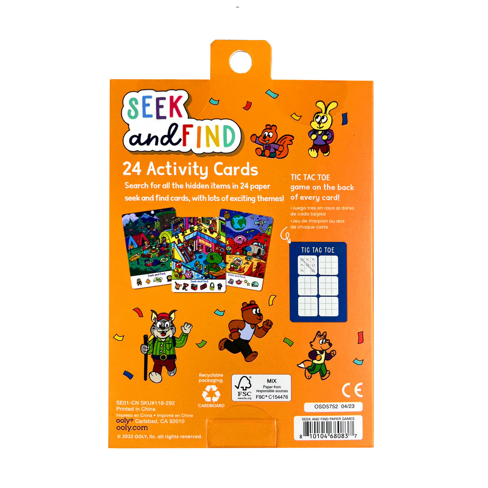 Seek and Find Activity Cards