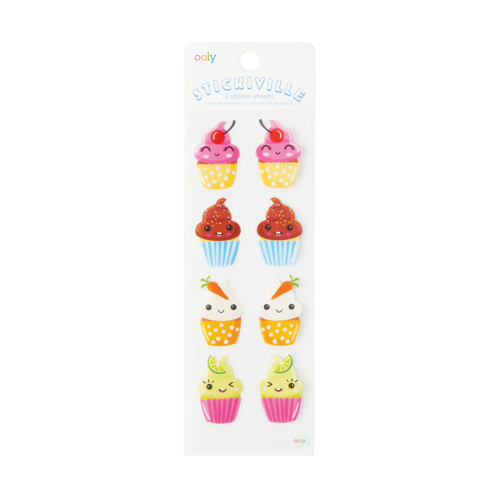 Stickiville Happy Cupcakes Stickers