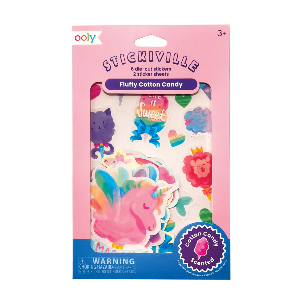 Stickiville: Scented Stickers - Fluffy  Cotton Candy