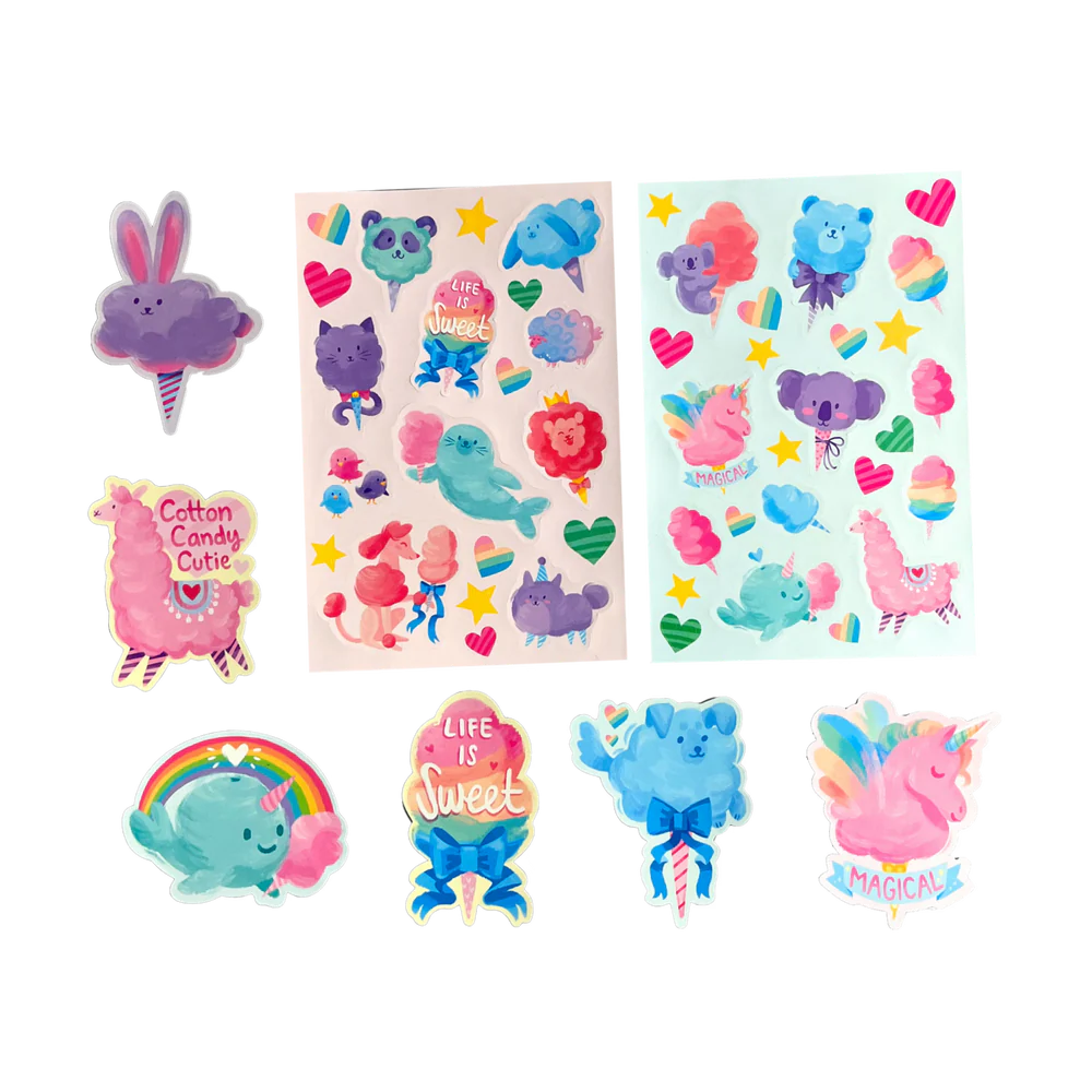 Stickiville: Scented Stickers - Fluffy  Cotton Candy