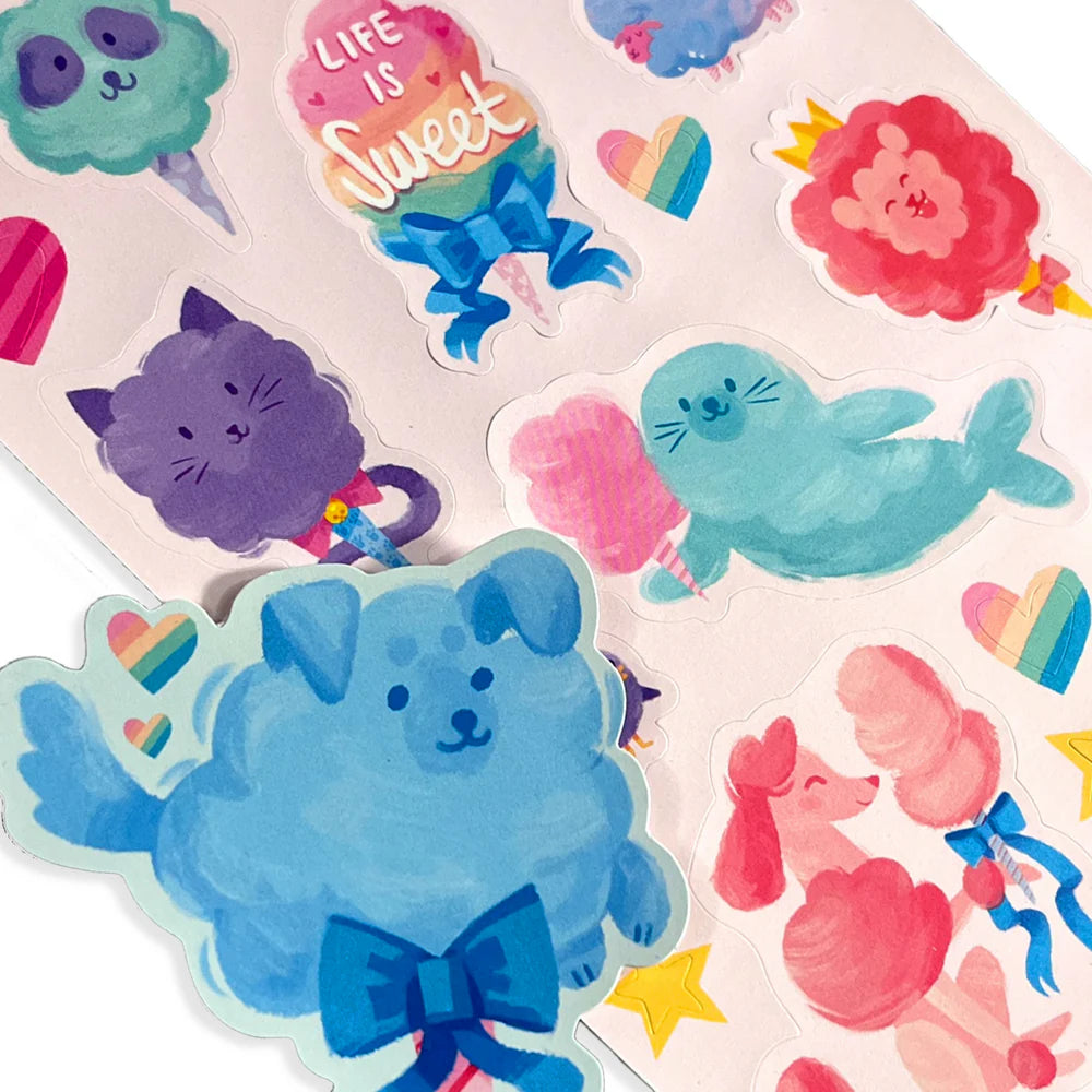 Stickiville: Scented Stickers - Fluffy  Cotton Candy