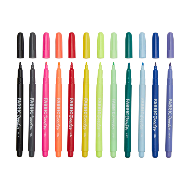 Fabric Doodlers Markers - Set of 12