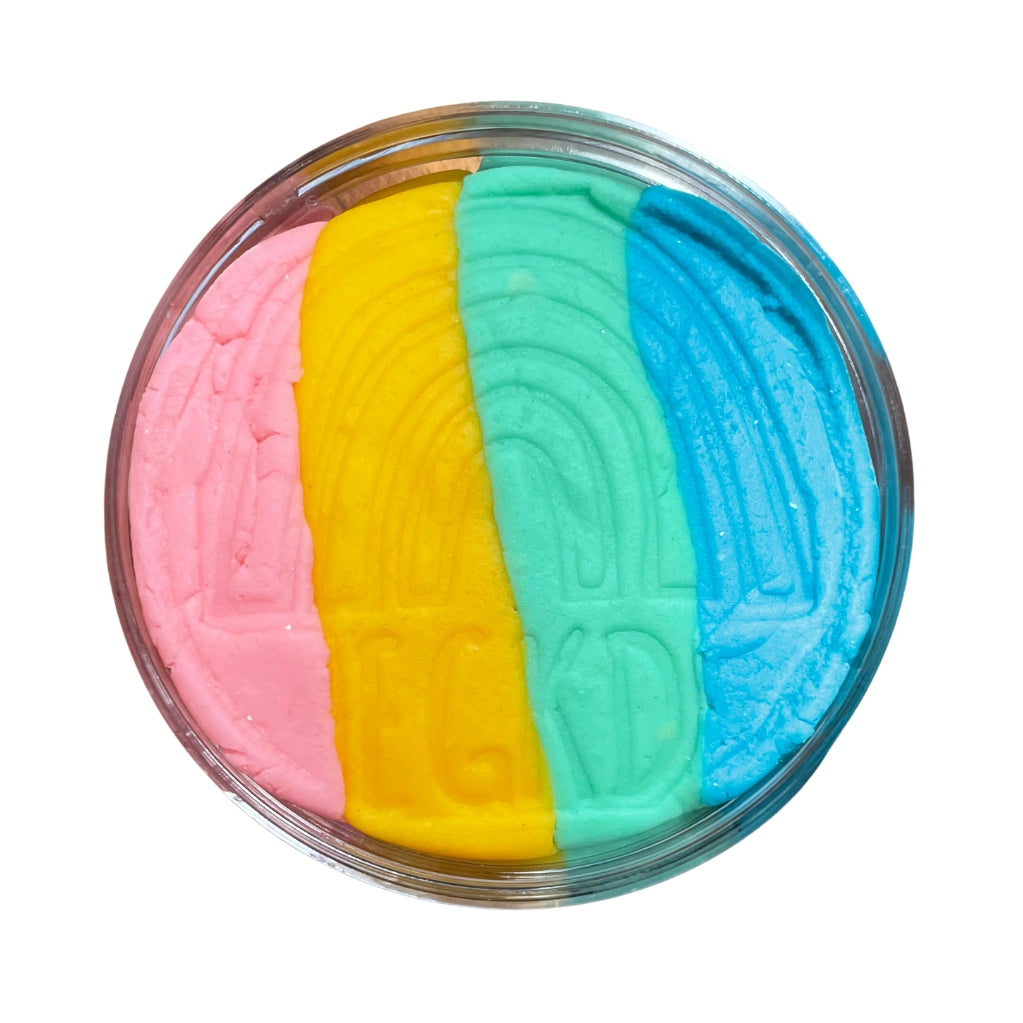 Rainbow Sherbet Sensory Playdough