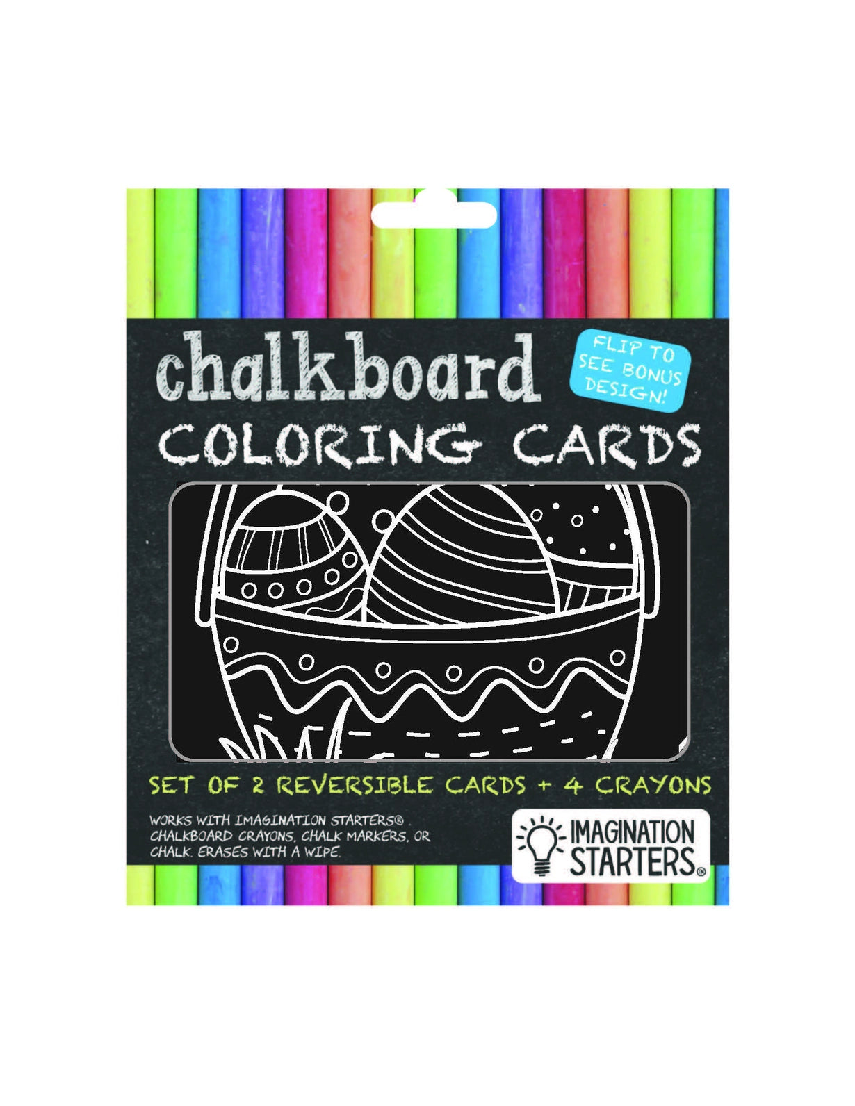 Chalkboard Minimat Easter Coloring Kit
