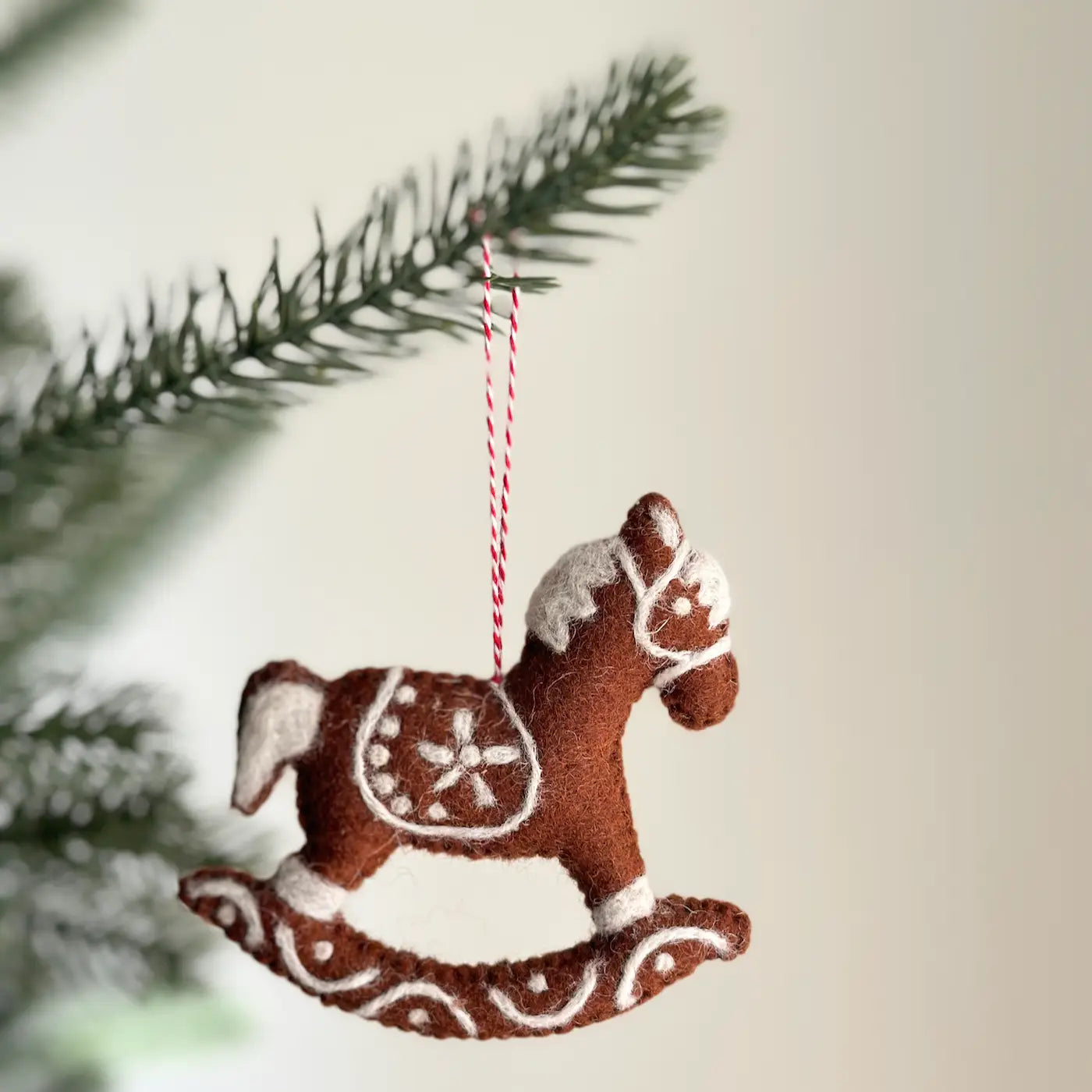 Gingerbread Rocking Horse Ornament