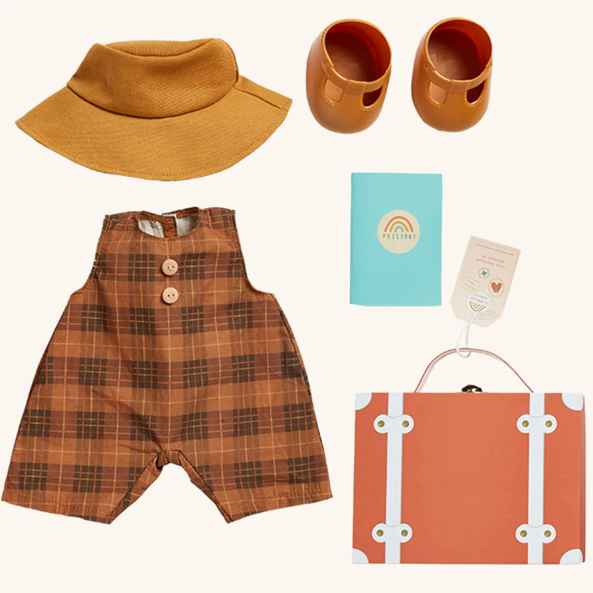 Dinkum Dolls Travel Togs - Apricot