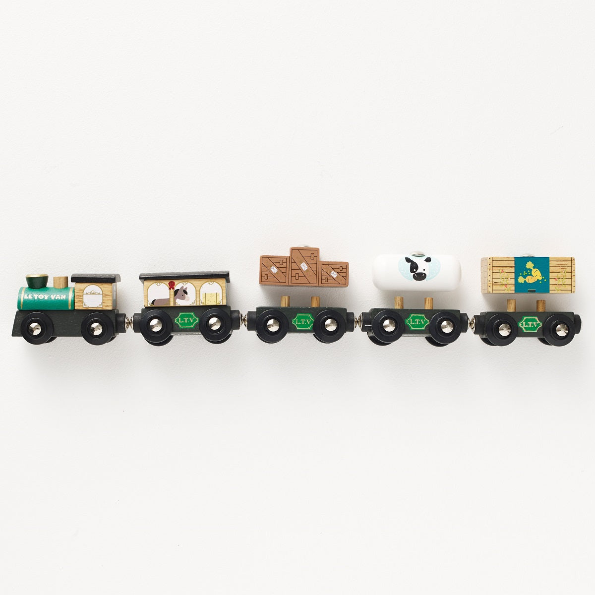 Transportation - Train, Great Green Train & Goods Wagon