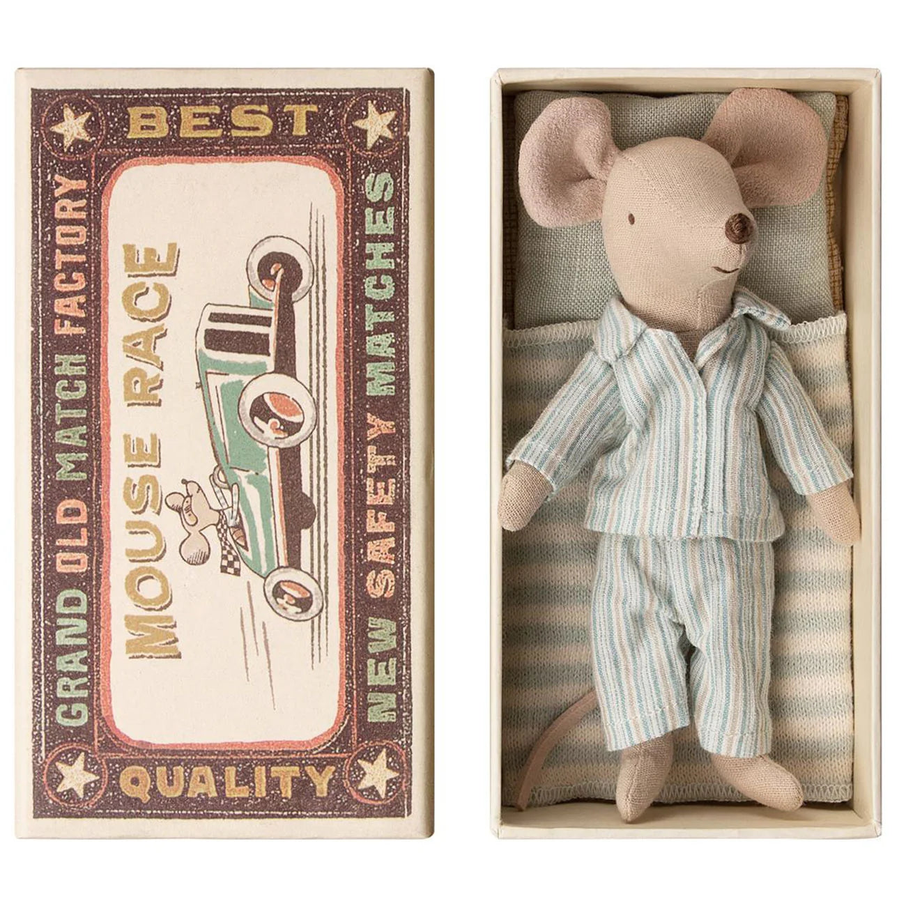 Big brother mouse in matchbox