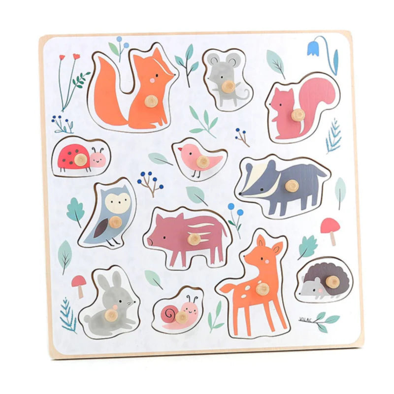Forest Animals Peg Puzzle