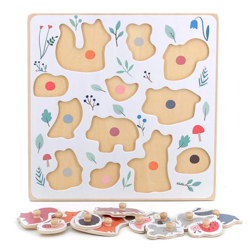 Forest Animals Peg Puzzle
