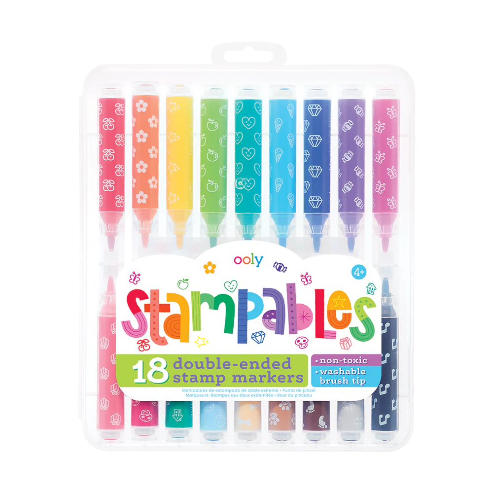 Stampables Double-Ended Stamp Markers - Set of 18