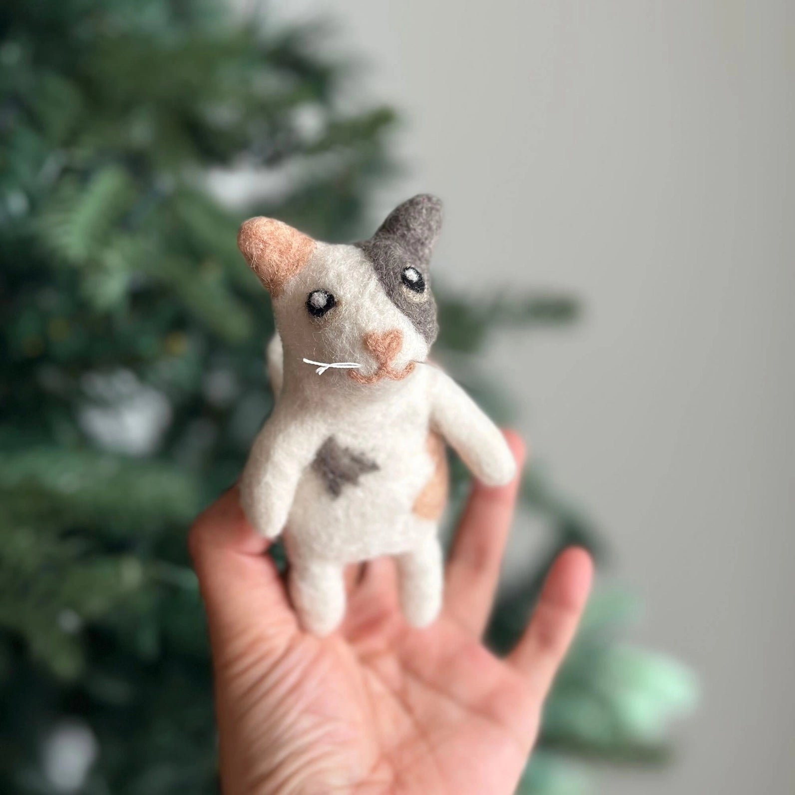 Felt Finger Puppet - Cat