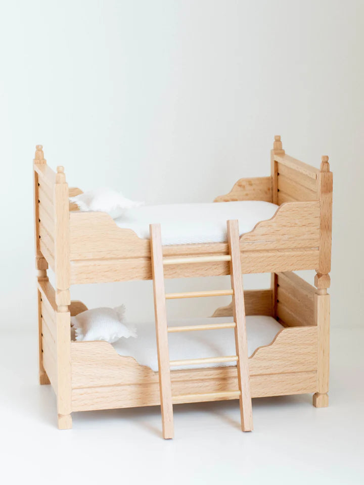 CONVERTIBLE TWIN BUNK BEDS | NATURAL WOOD